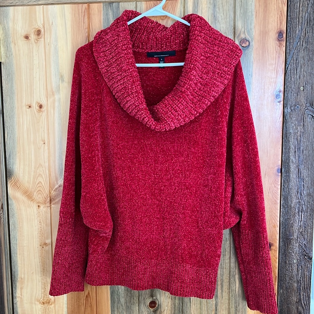 White House Black Market chenille sweater